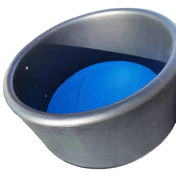 Piscine pliante en PVC 2x2x1m, tissu épais brossé, Compression antidéflagrant, usage domestique et e