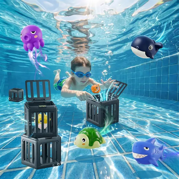 NOUVEAU Jouets de natation et de plongée Fish Box