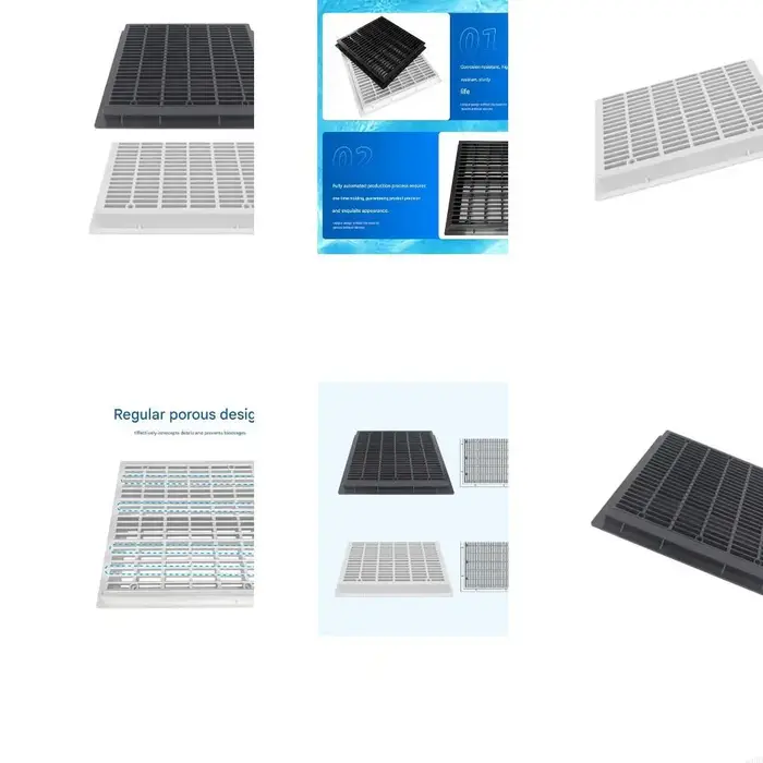Couvercle vidange principal piscine carré en plastique ABS