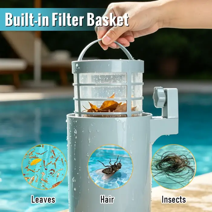 Skimmer de surface pour piscine hors sol Bestway 58233E 800 GPH
