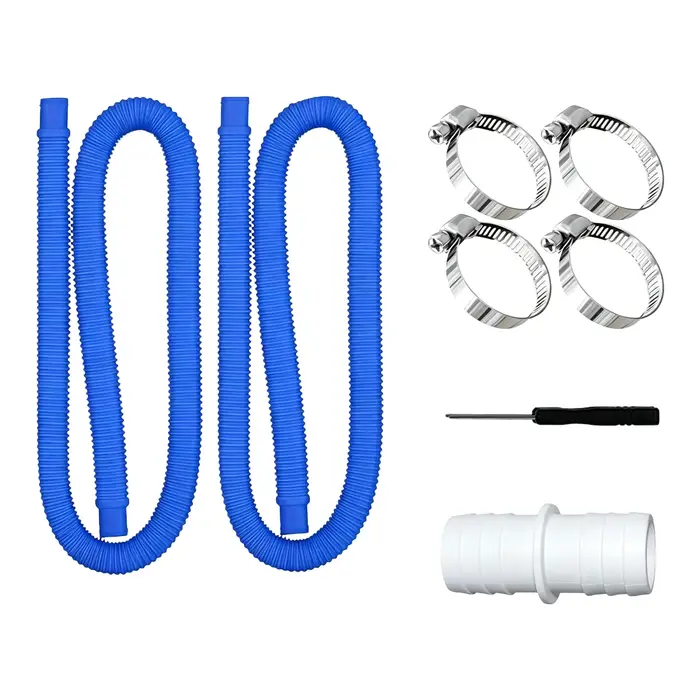 Tuyaux flexibles pour pompes filtrantes de 1,5 m, 32 mm, pour piscines hors sol, tuyaux de filtratio