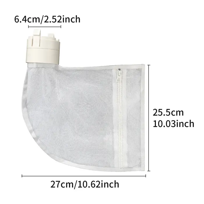 Sac de nettoyage de piscine et brosse en mousse pour robot nettoyeur