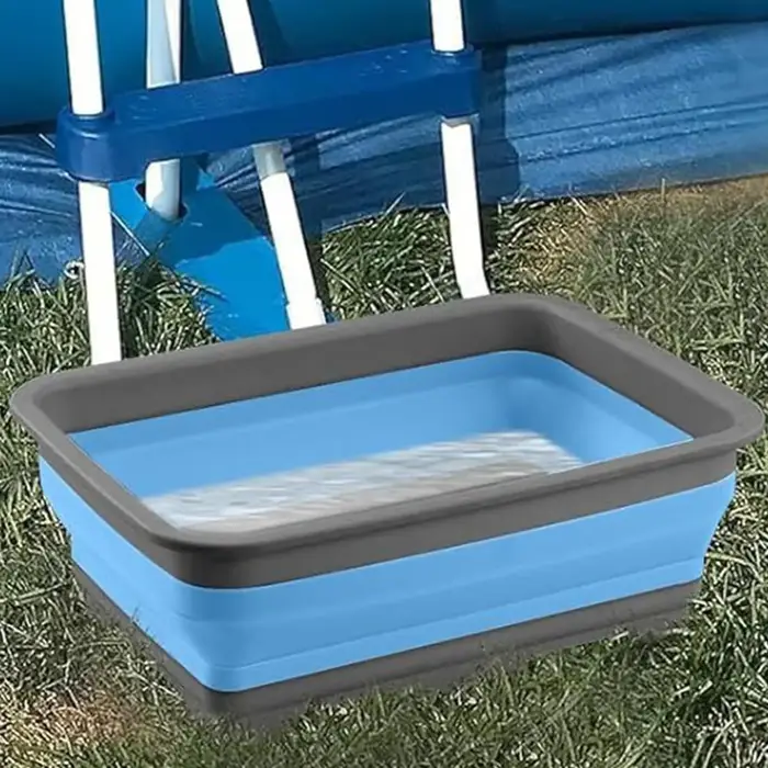 Nouvelle bassine pliable portable pour les pieds