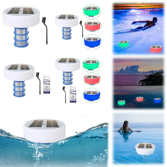 Ioniseur de piscine solaire en cuivre sans chlore pour algues