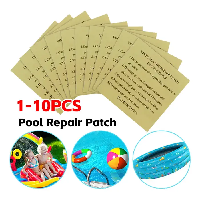 Patch de réparation de piscine, autocollants imperméables auto-adhésifs pour réparation de revêtemen