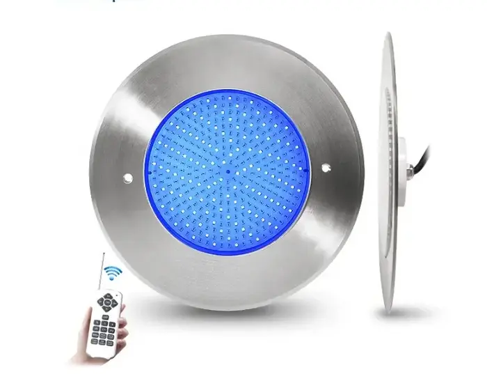 Lampe LED murale Ultra-mince pour piscine, 12V, 6W, 10W, 18W, 35W, couleur synchrone rvb, acier inox