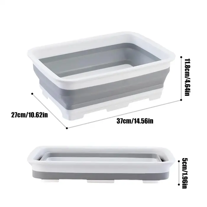 Nouvelle bassine pliable portable pour les pieds