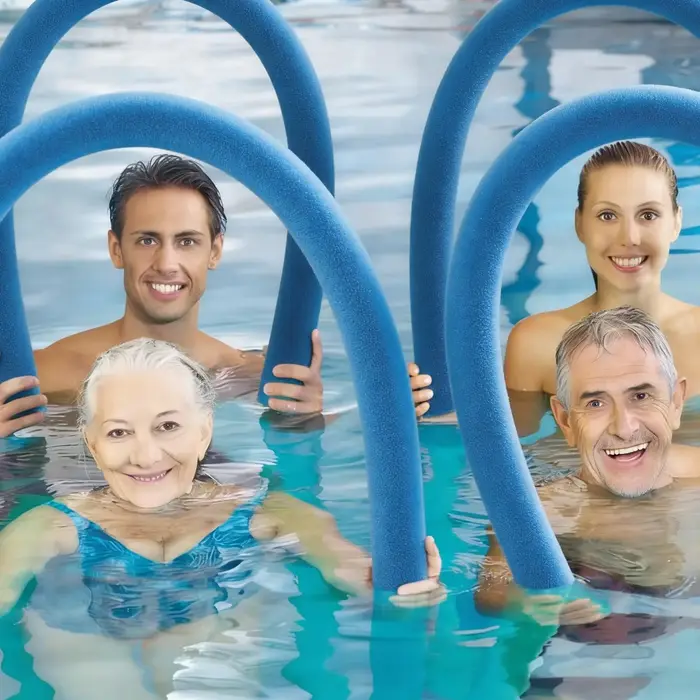 Nouveau bâton flottant multicolore en mousse pour piscine