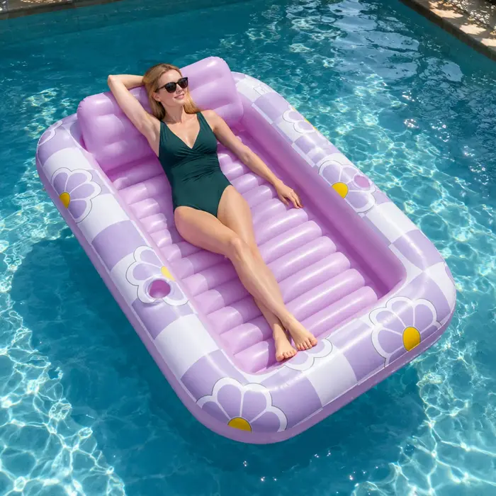 Transat flottant pour piscine