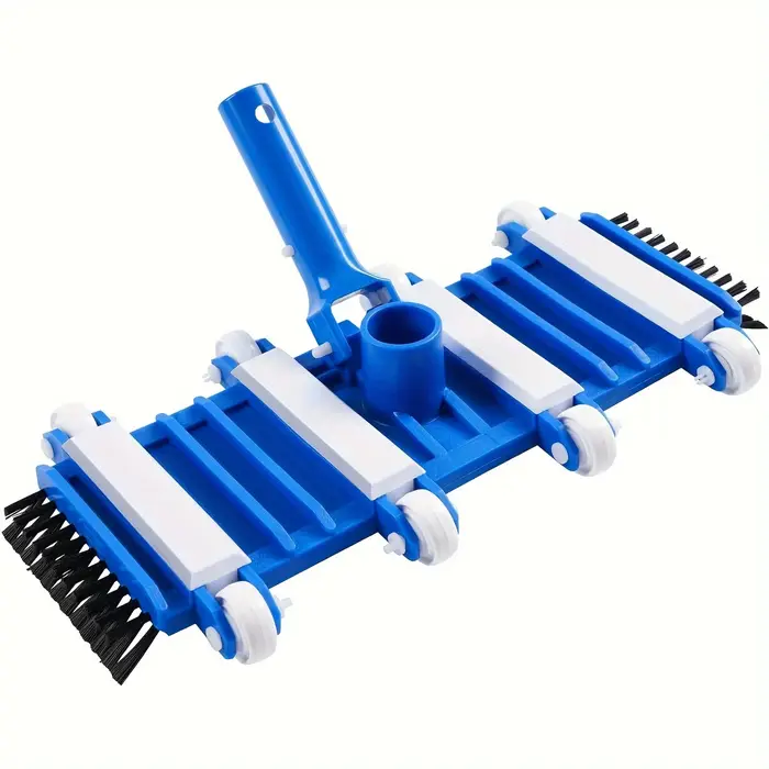 Tête d'aspirateur de piscine de 14 pouces, avec brosse, roue d'aspiration, brosse de nettoyage, outi