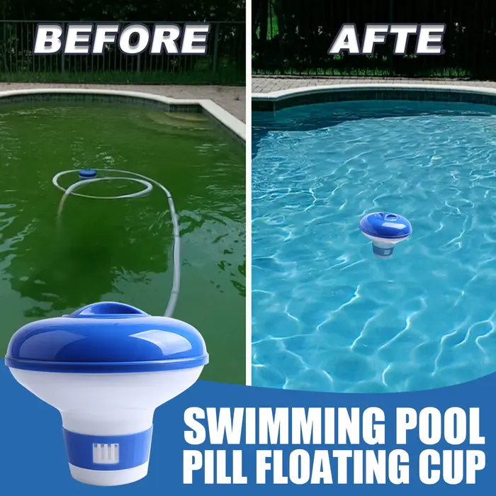Flotteur distributeur de produits chimiques pour piscine