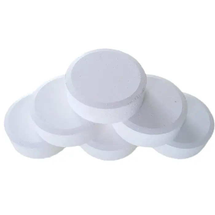 50 pièces comprimés de chlore désinfection instantanée multifonction pour piscine baignoire Spa 50 p