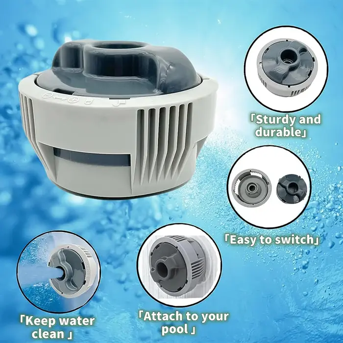 Système de distribution de chlore chimique de piscine P05345 P03821