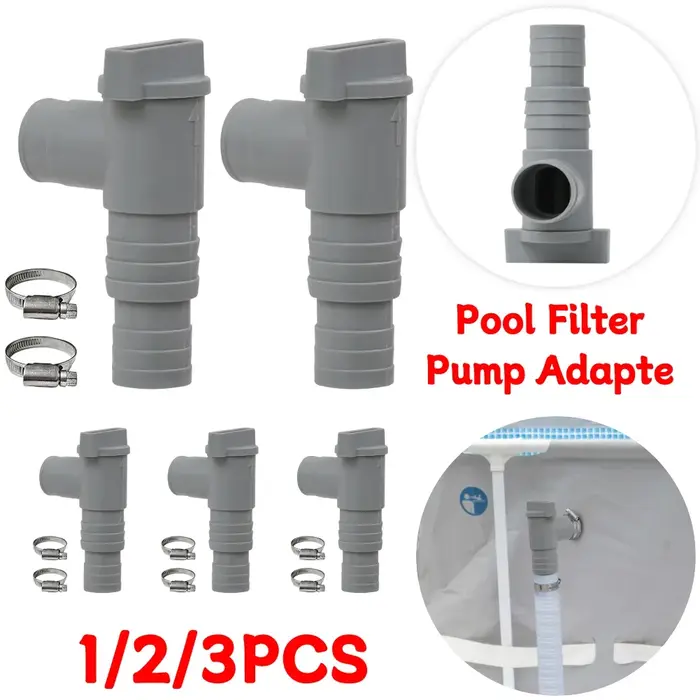 Adaptateur de tuyau de piscine en PVC