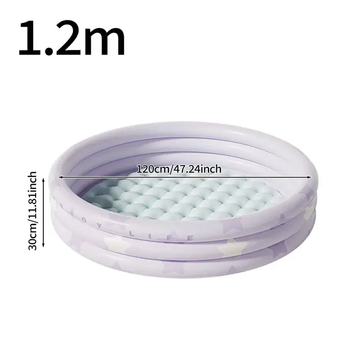 Piscine gonflable ronde de jardin