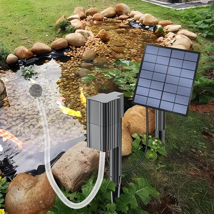 Aérateur solaire pour bassin 2
