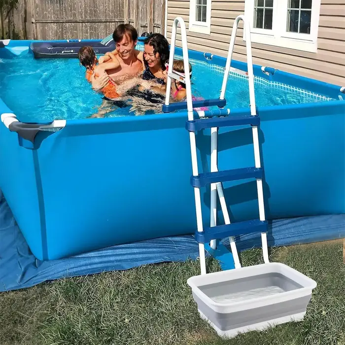 Nouvelle bassine pliable portable pour les pieds