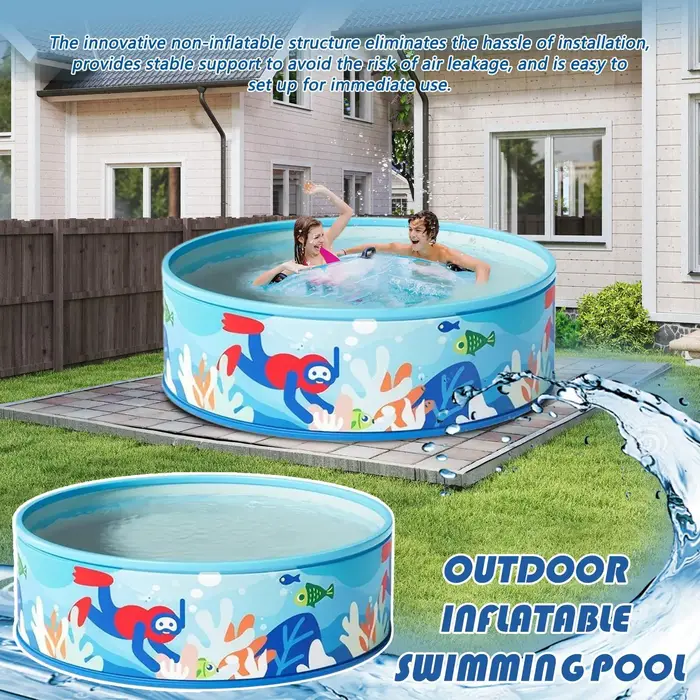 Piscine circulaire non gonflable
