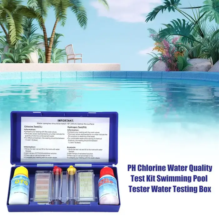 Kit de Test de qualité de l'eau au chlore PH