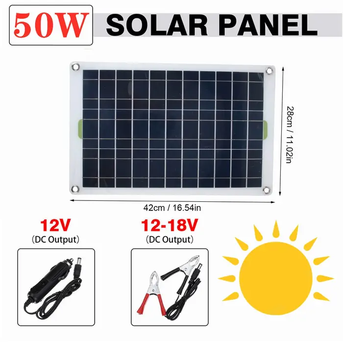 Kit de pompe à eau solaire 800L/h 12V