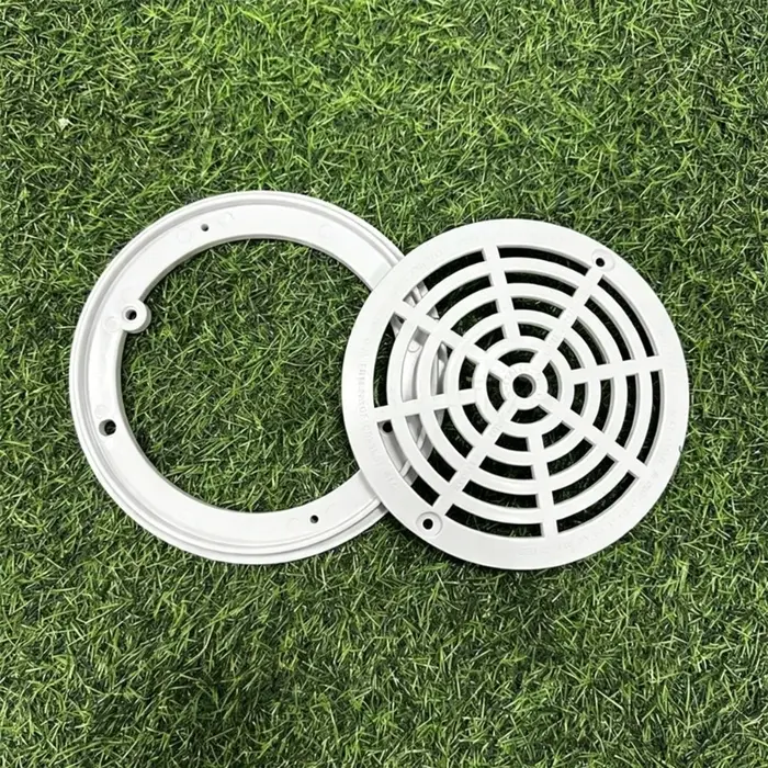 Couvercle vidange principal piscine ronde pour piscine spa, couvercle en plastique ABS avec disposit