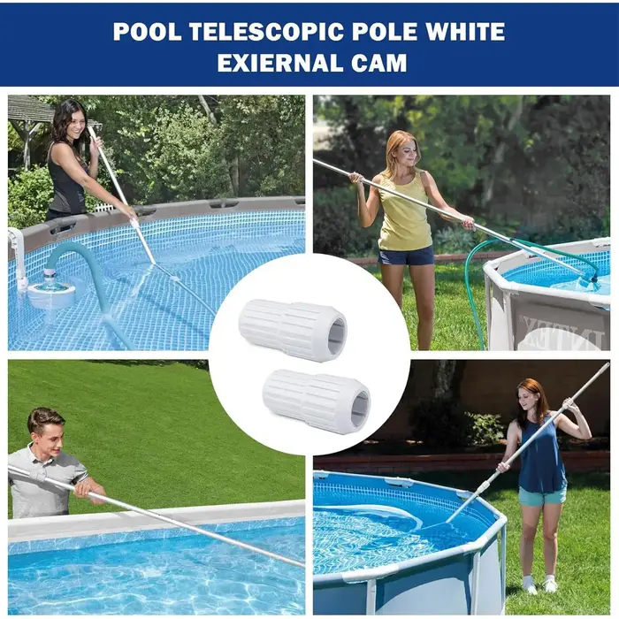 Lot de 2 verrous à came de remplacement pour perches télescopiques de piscine avec verrouillage par torsion
