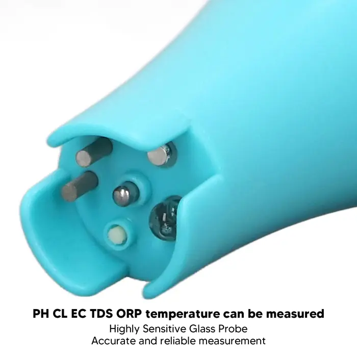 Moniteur de piscine Bluetooth PH CL EC TDS ORP température 6 en 1