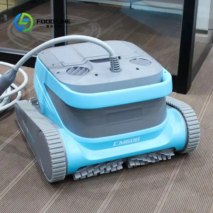 Nettoyeur de piscine commercial personnalisé à haute aspiration, machine de nettoyage automatique po