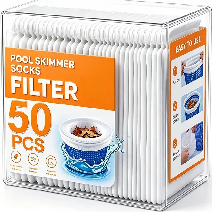 Lot de 50/5 pièces de couvercles anti-débris pour piscine