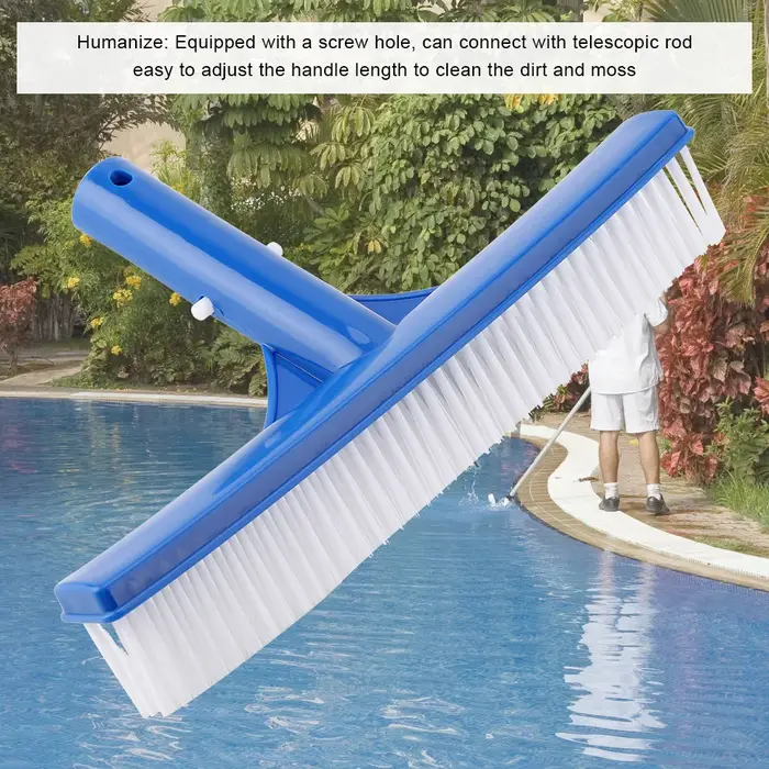 Livres de brosse de piscine en plastique