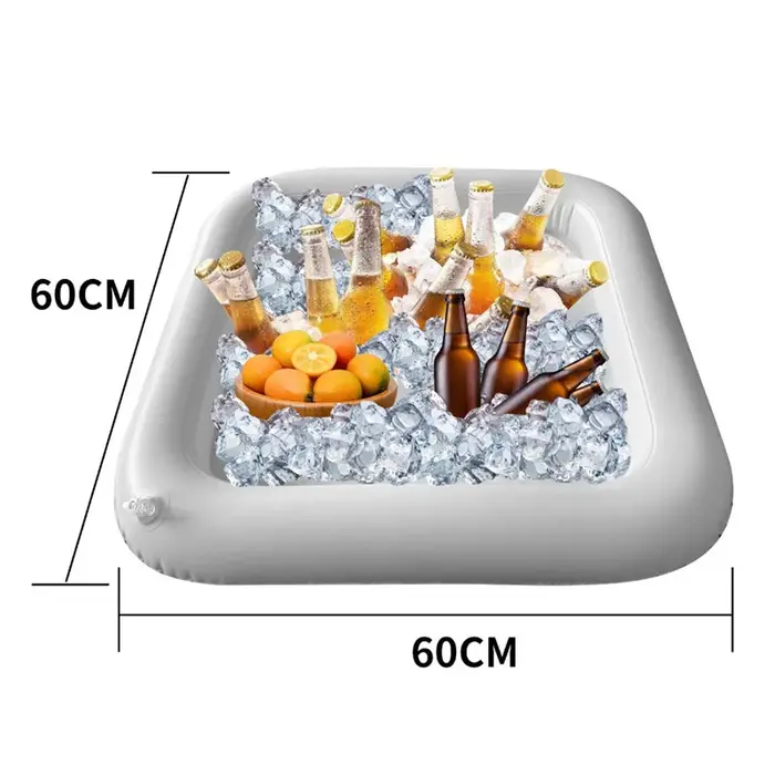 Matelas Gonflable Flottant pour Piscine, Refroidisseur de Bière, Table de Bar, Escalier de Plage