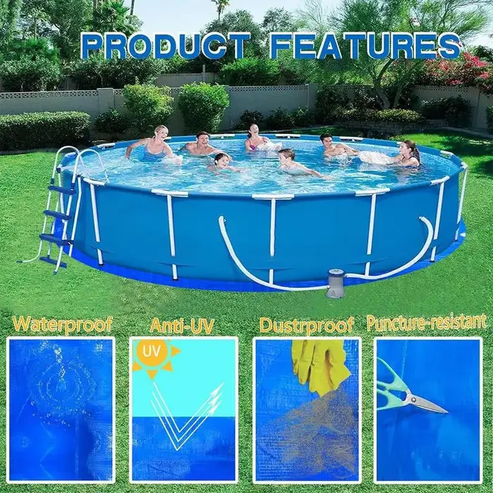Tapis de revêtement rond pour piscine