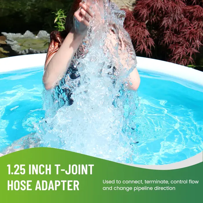 Adaptateur de tuyau de pompe de piscine de 1