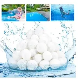 Boules filtrantes durables pour piscine, substitut de sable de 25kg, outil d'entretien de piscine éc