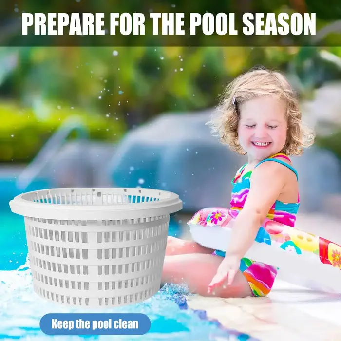 Panier de filtration pour piscine hors sol de 19 cm, panier de skimmer pour piscine, accessoires de piscine, large gamme d'applications