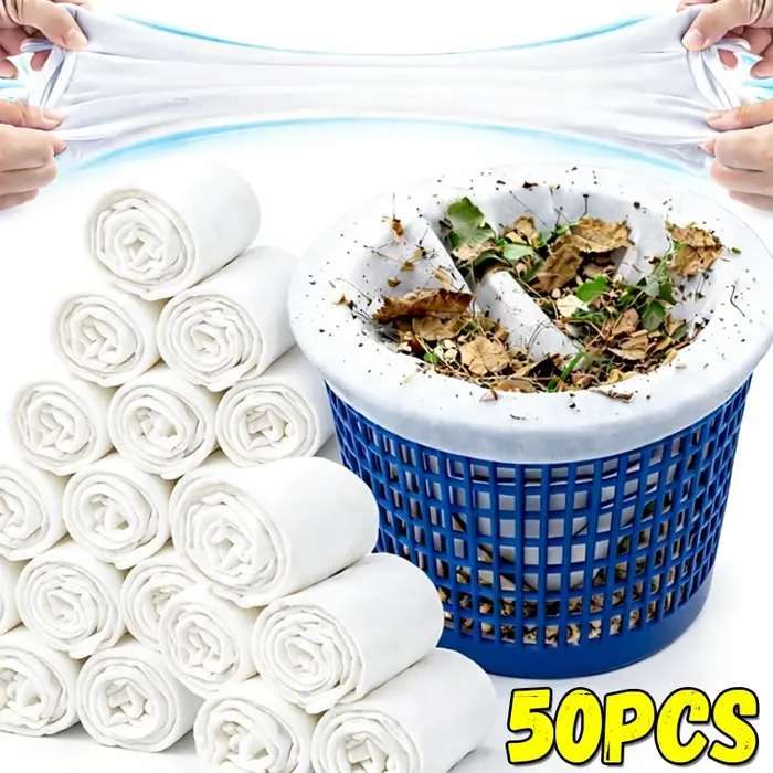 Lot de 50/5 pièces de couvercles anti-débris pour piscine