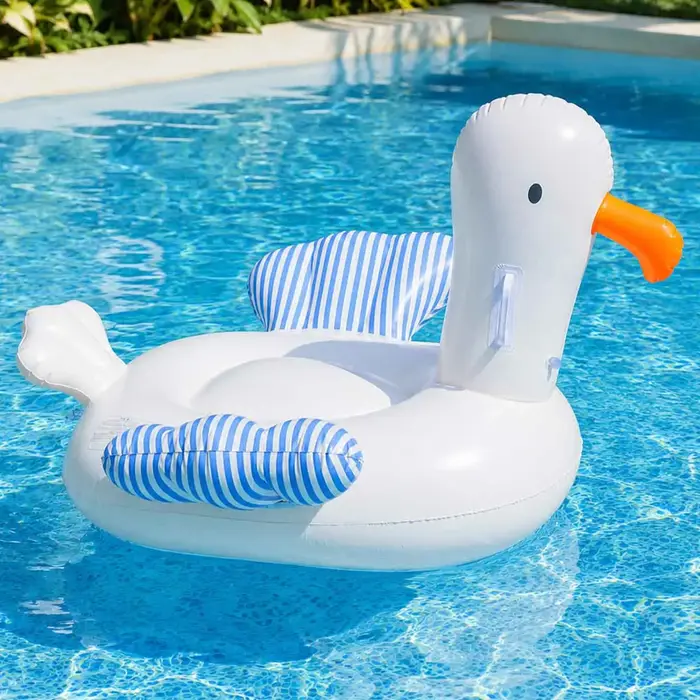 1PC Bouée Gonflable Cygne pour Piscine