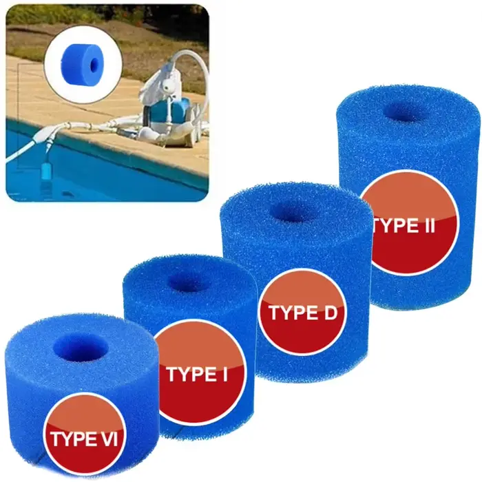 Cartouche d'éponge de filtre de piscine pour pompe