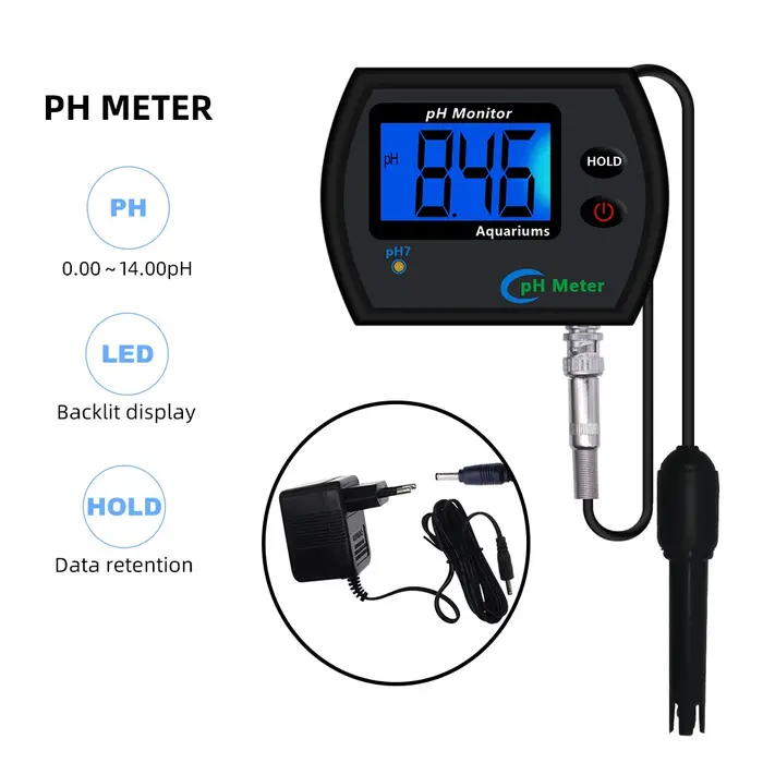 Ph-mètre numérique de qualité de l'eau, moniteur en ligne pour piscine, Aquarium, électrolyseur dome