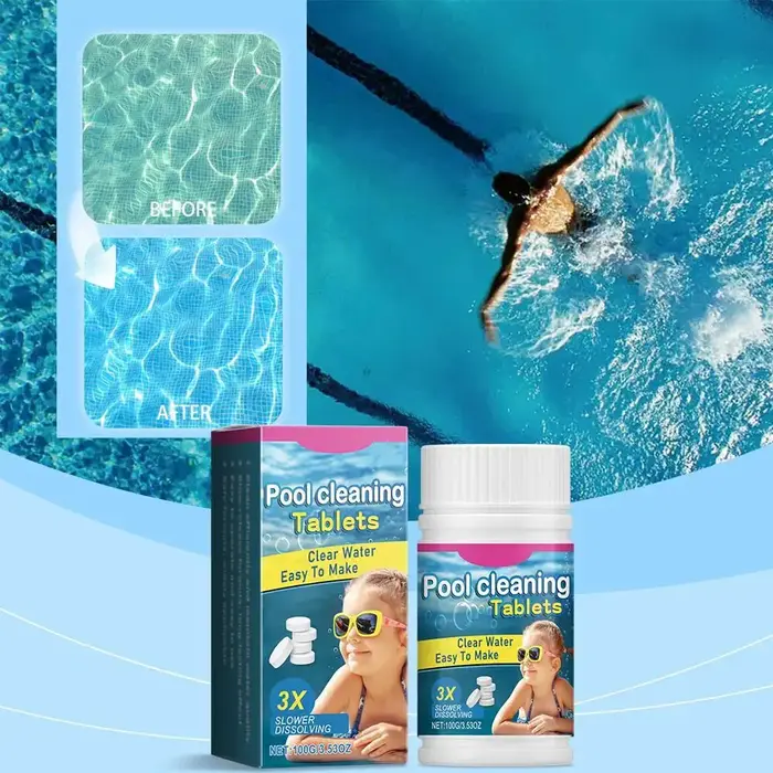 Comprimés de nettoyage de piscine 100G