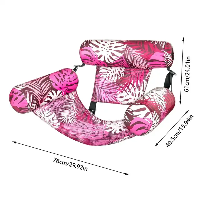 Nouveau matelas gonflable flottant pour piscine, hamac aquatique, lit de plage, chaise de natation pliable pour sports nautiques