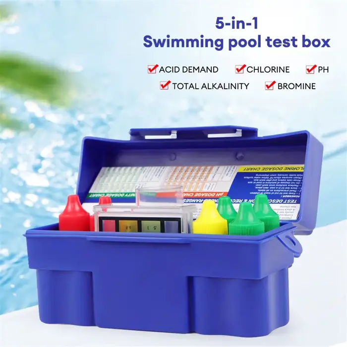 Boîte de Test d'eau de piscine