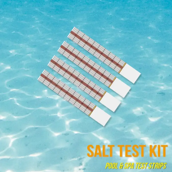 Détection précise du contenu de sel dans les bandelettes de test d'eau de spa et de natation Test de