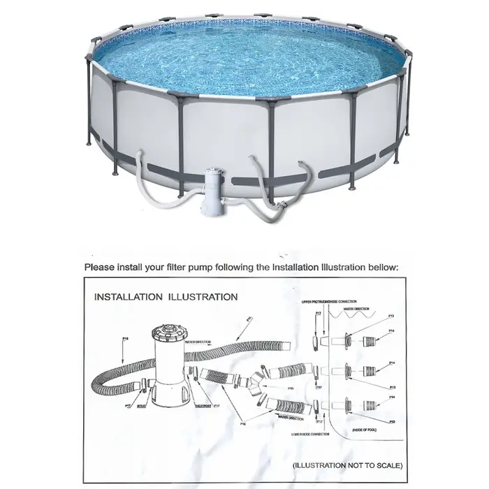 Adaptateur de connecteur de tuyau de piscine en forme de T