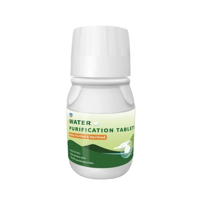 2 bouteilles de comprimés de purification d'eau (500 comprimés/bouteille) - 2L