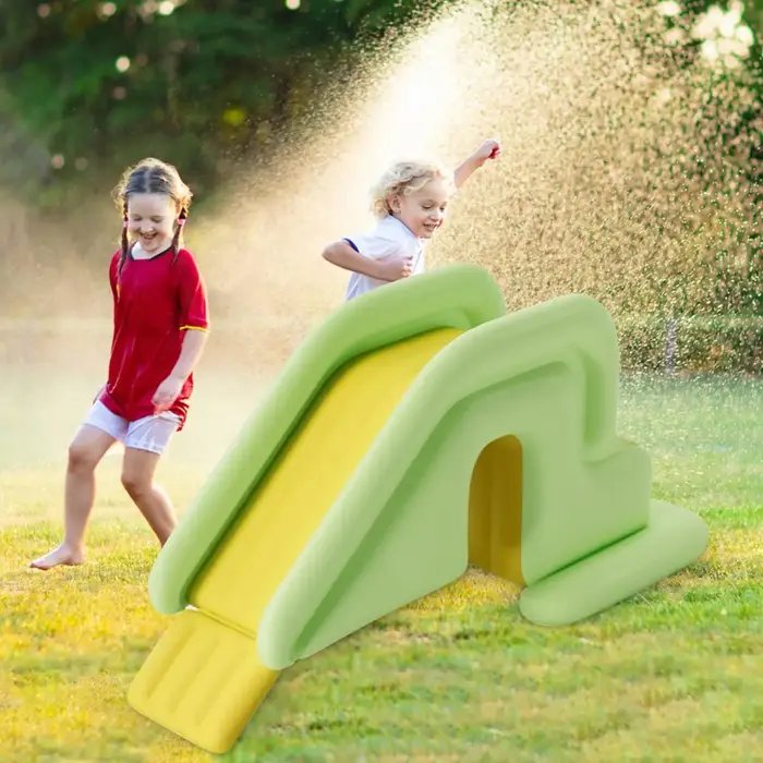 Toboggan aquatique gonflable compact 1 pièce
