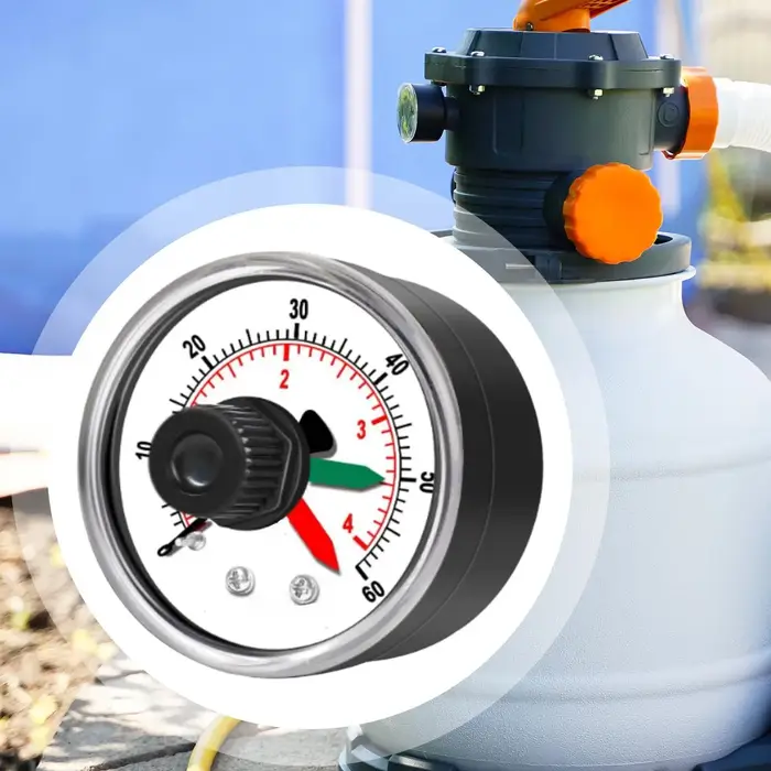 Manomètre de pression pour filtre de piscine 0-60 PSI