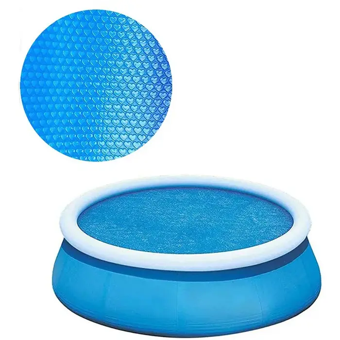 Couverture solaire ronde anti-poussière pour piscine