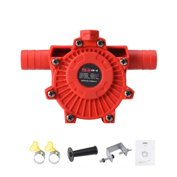 Petite perceuse électrique pompe d'entraînement tige ronde auto-amorçante auto-aspiration pompe cent