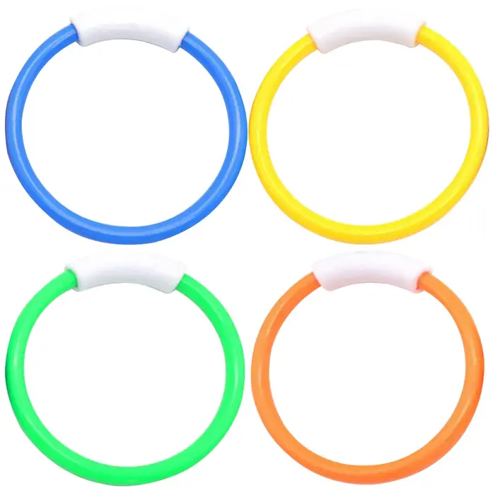 Lot de 4 jeux de piscine à faire couler